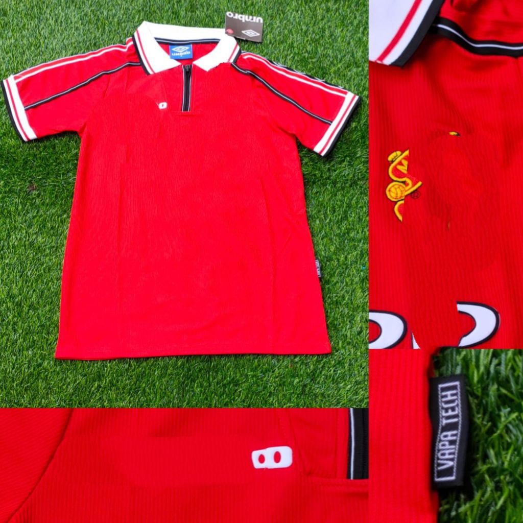 Jersey Manchester United Home Vintage Retro Sharp