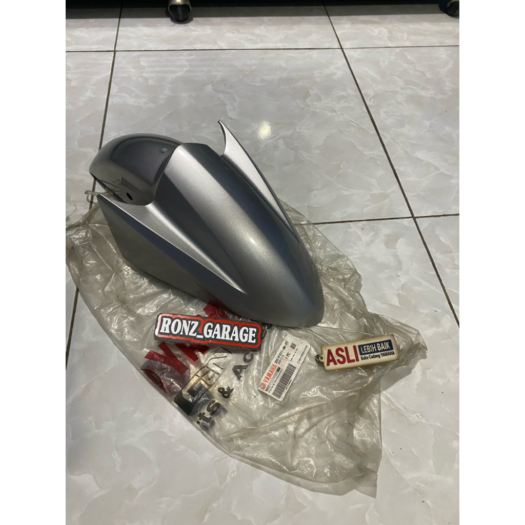 spakbor depan nouvo z silver slebor depan nouvo z silver original yamaha