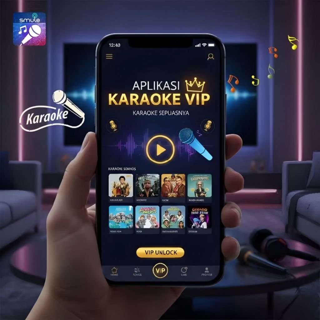 Aplikasi karoke - Smule VIP Android