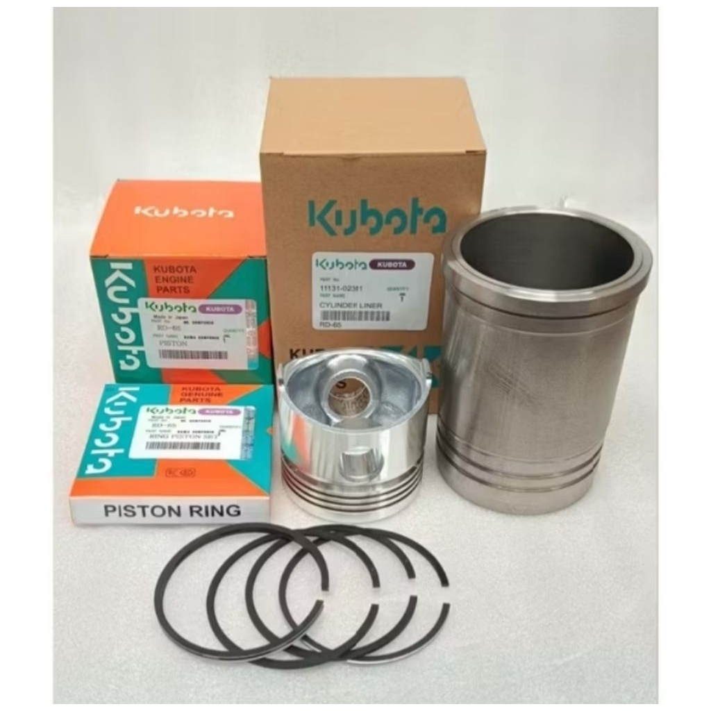 RD65 ( LINER BORIING + PISTON + RING ) KUBOTA DIESEL (80MM)