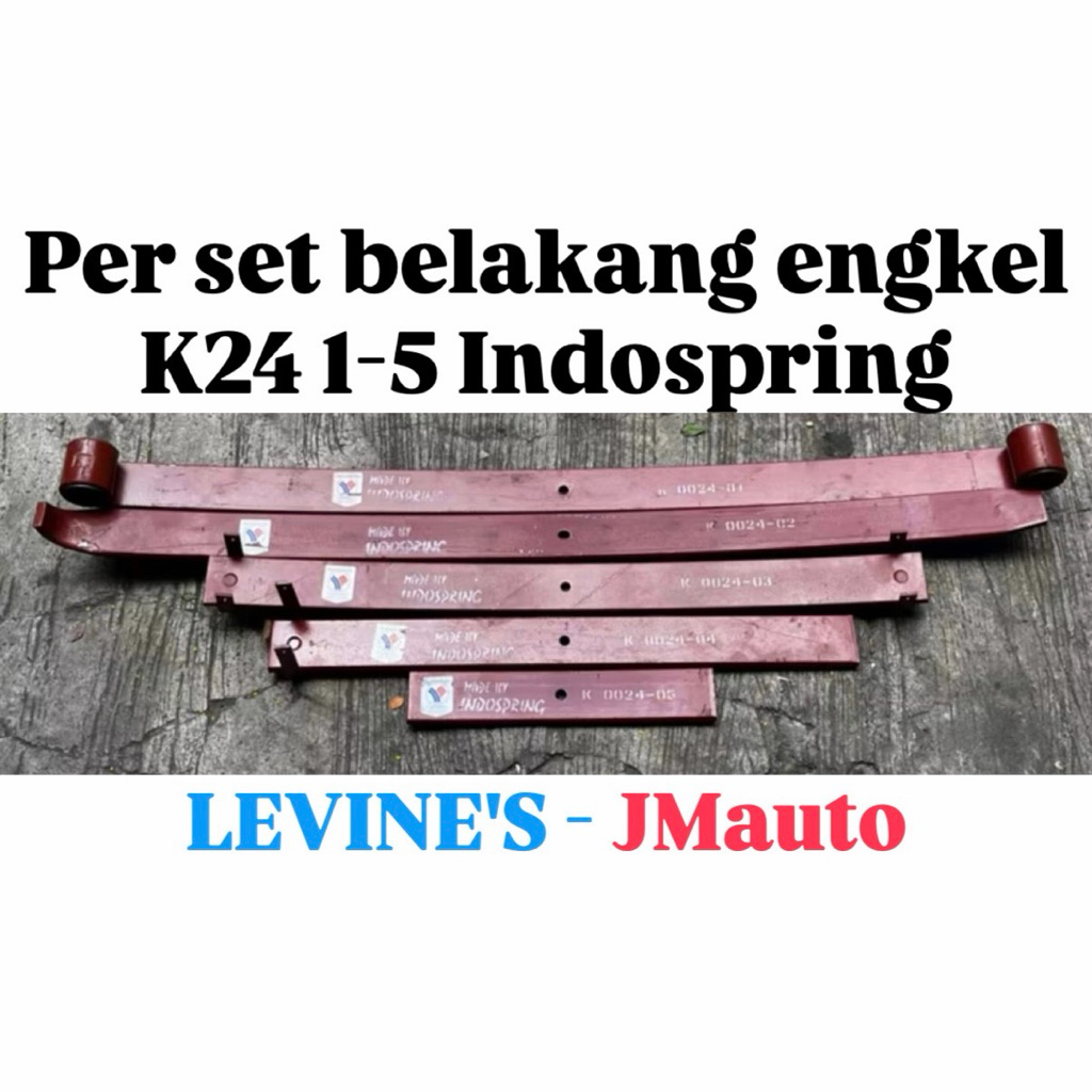 PER SET BELAKANG ENGKEL K24 INDOSPRING / Per belakang coltdiesel set / Per belakang canter engkel se