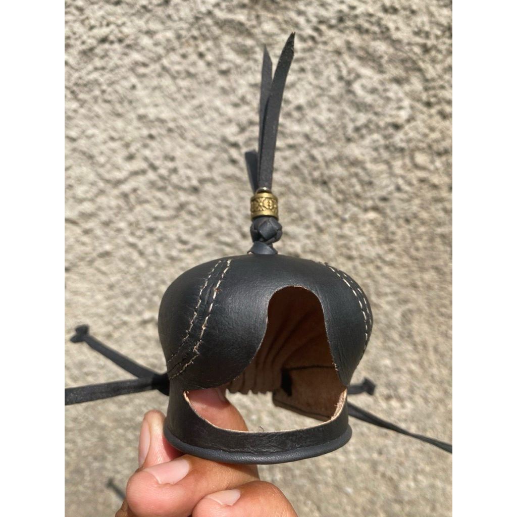 Hood Falconry Full Black Arabian Style. Penutup kepala burung BOP elang dan alap-alap