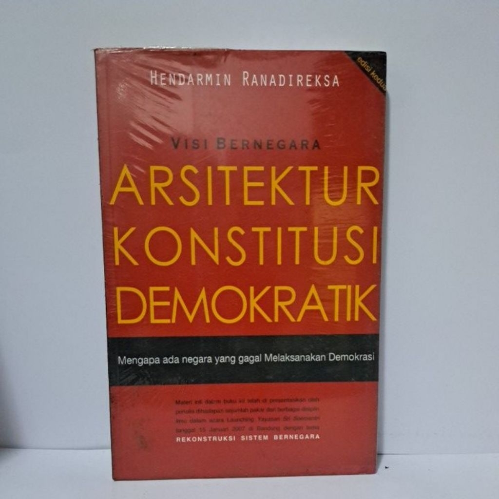 BUKU ARSITEKTUR KONSTITUSI DEMOKRATIK ORIGINAL