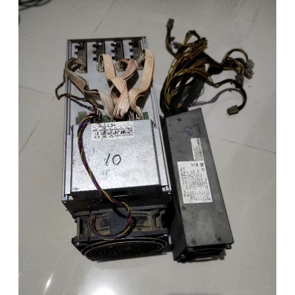 Asic miner Antminer L3+ include psu apw3