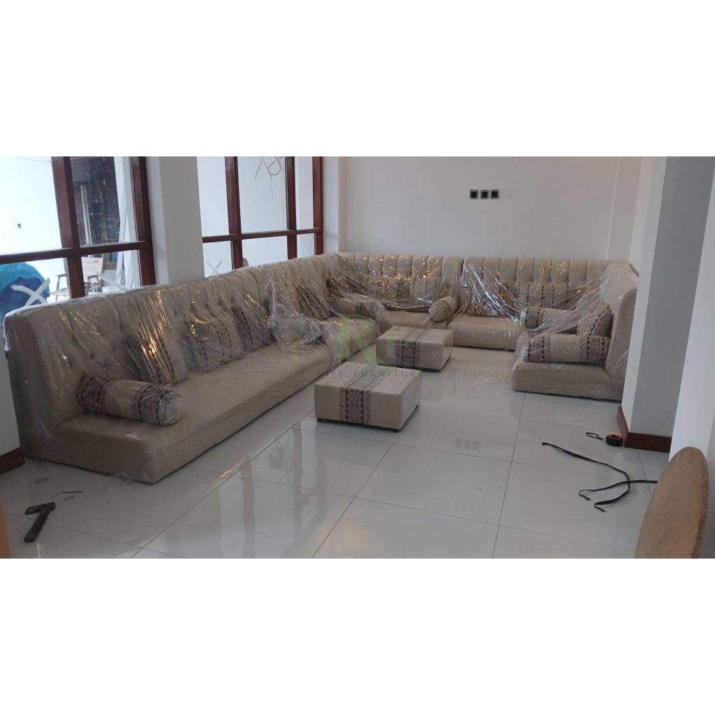 Sofa Lesehan Arabian Custom / Sofa Arab Custard Lesehan Ruang Tamu