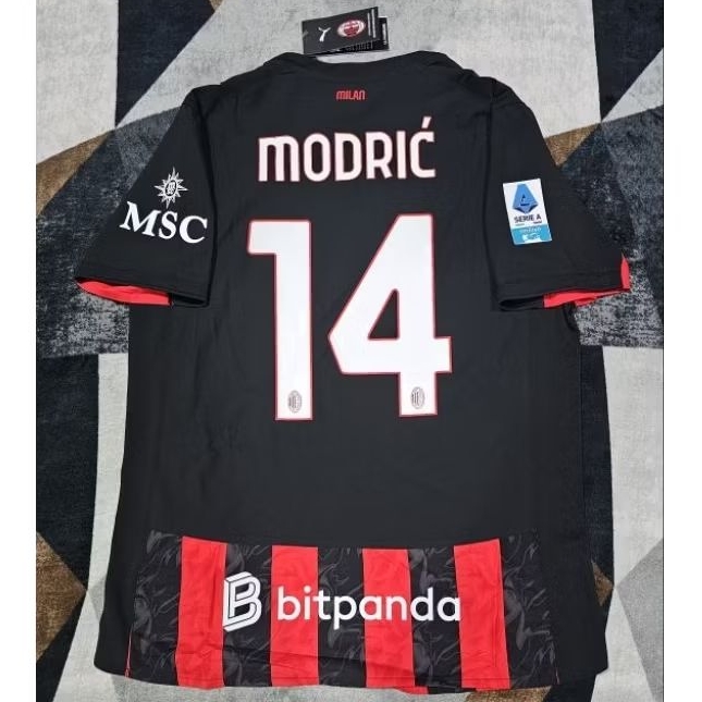 AC Milan Home 25/26 Original PLAYER ISSUE Jersey - 14 MODRIC