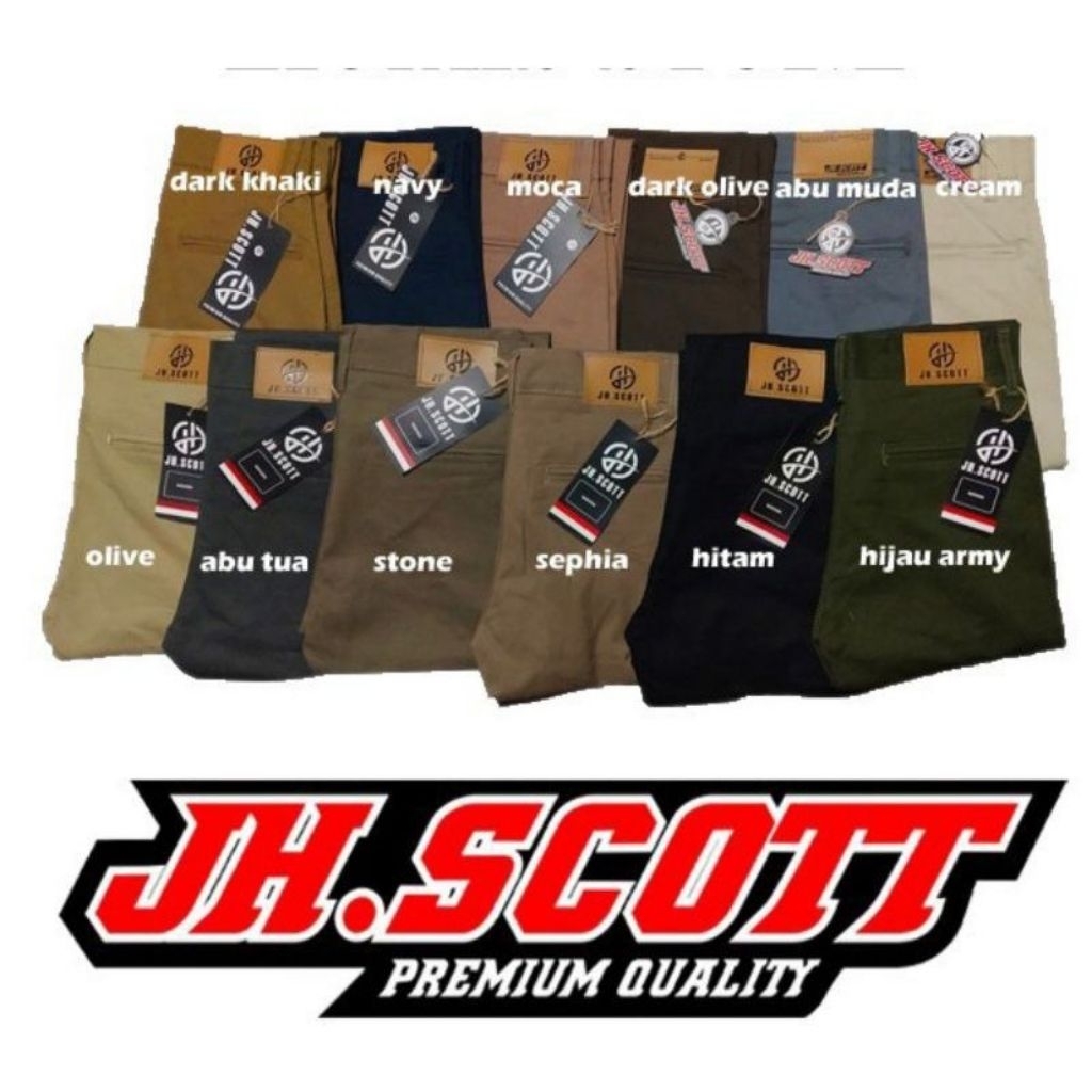 JH Scott celana chino