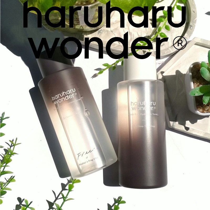 Haruharu Wonder Black Rice Toner & Cleansing Oil 150ml Melembapkan & Lembut di Kulit