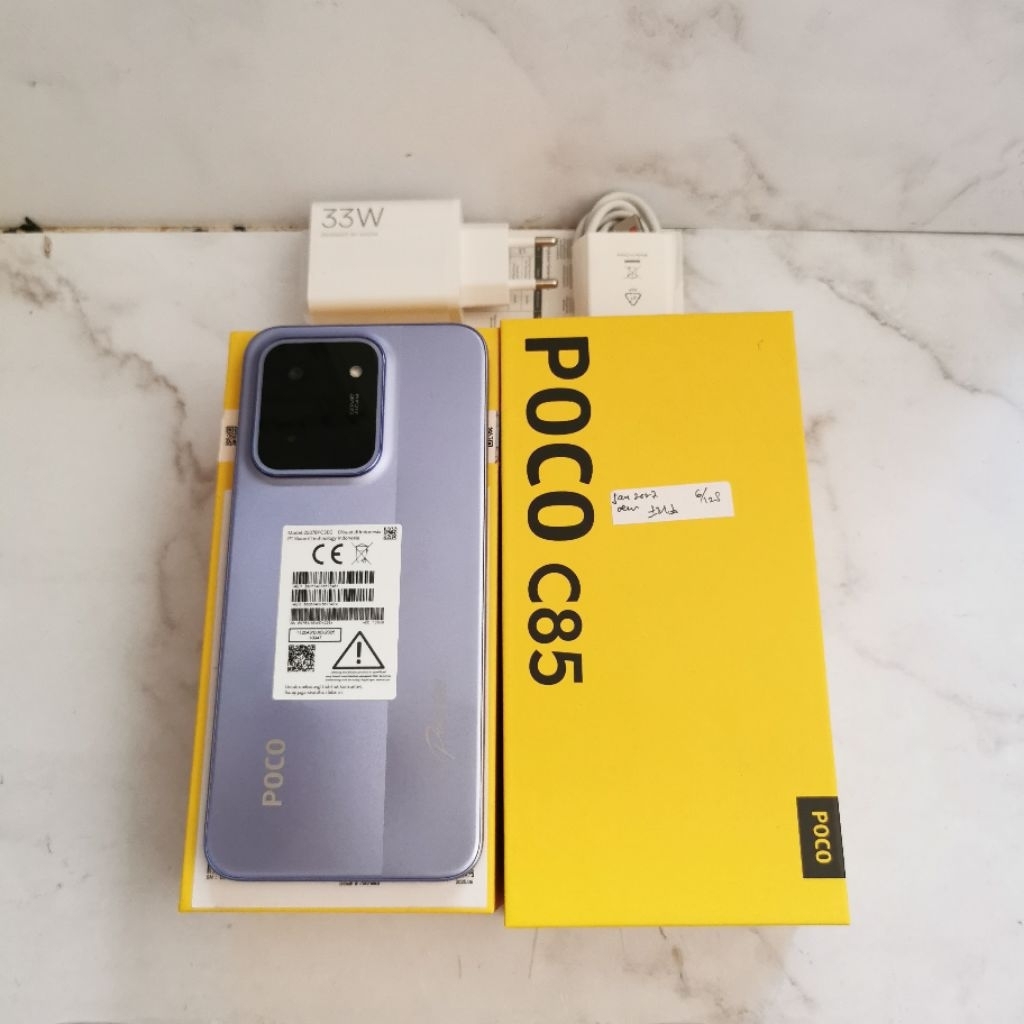 Poco C85 ram 6GB 128GB Bekas - Garansi Resmi second