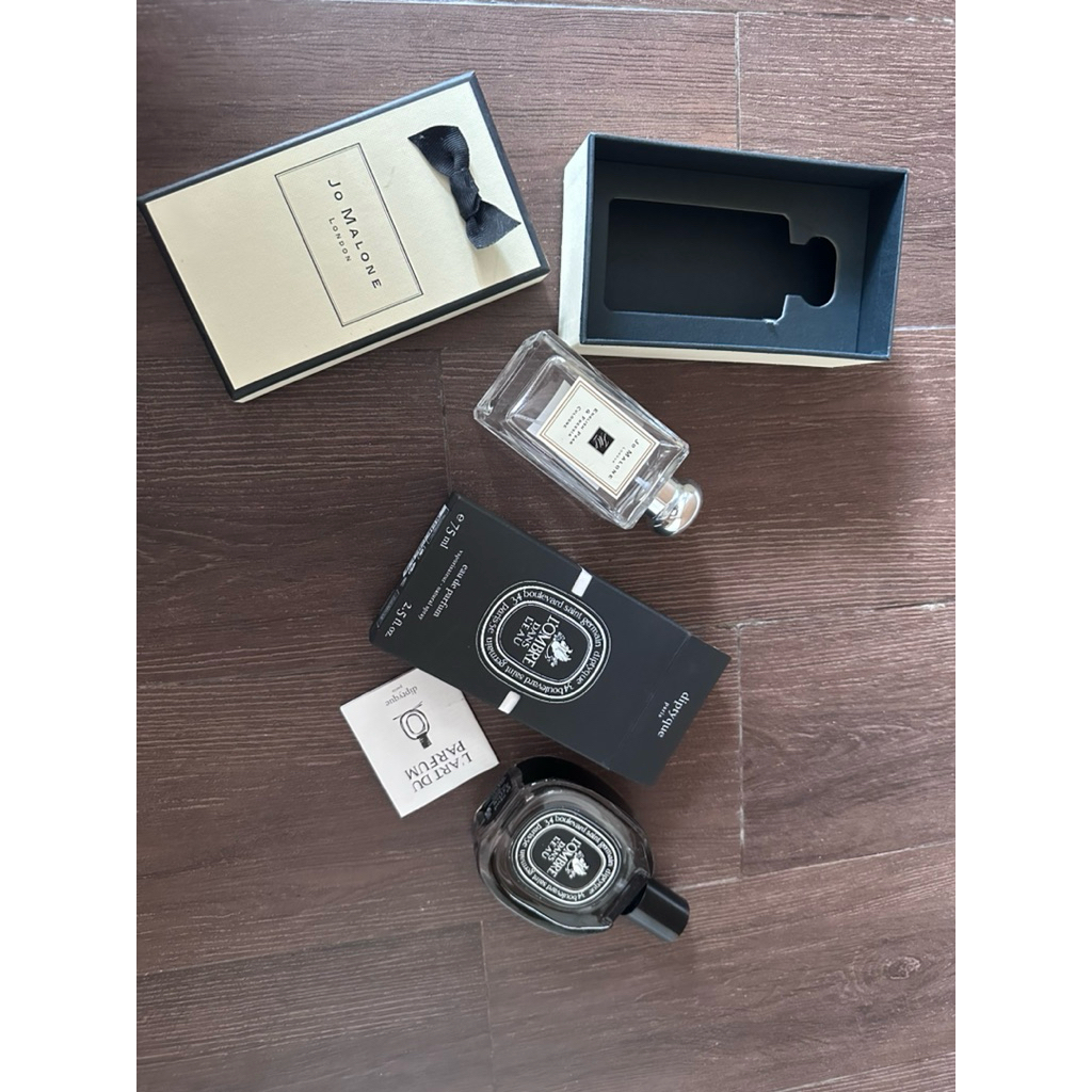 botol parfum perfume diptyque jo malone kosong