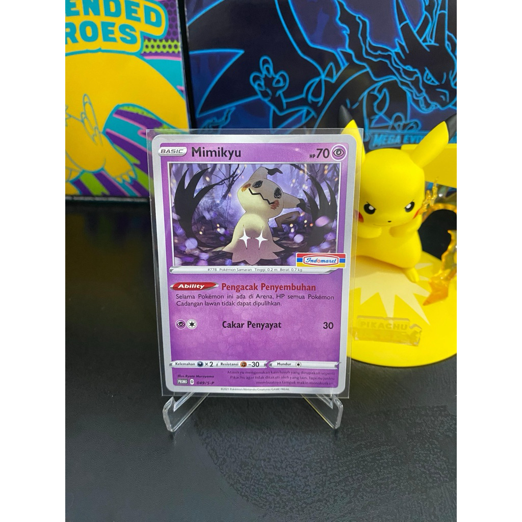 POKEMON TCG INDONESIA MIMIKYU PROMO INDOMARET 077/S-P