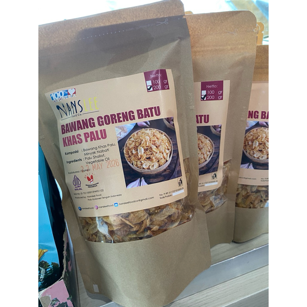 Bawang Goreng Palu Bawang Merah Goreng