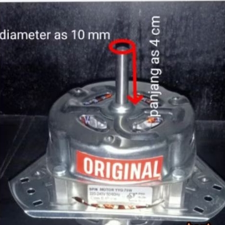 Dinamo mesin cuci akari spin/pengering mesin cuci