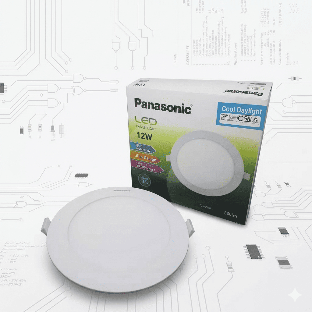 PANASONIC LED PANEL LIGHT 12 WATT DOWNLIGHT SLIM