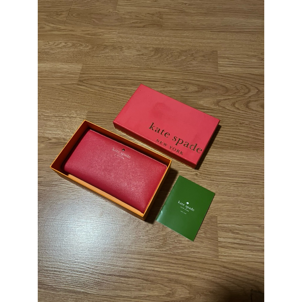 Preloved Dompet Kate Spade Pink ASLI/ORIGINAL/AUTHENTIC