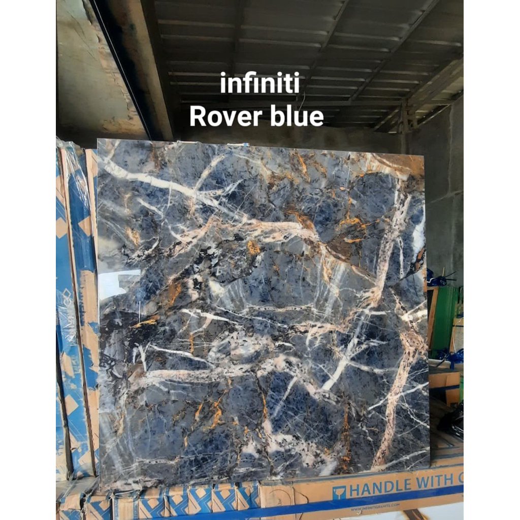 Granite Lantai 60x60 Infiniti | Rover blue Glossy
