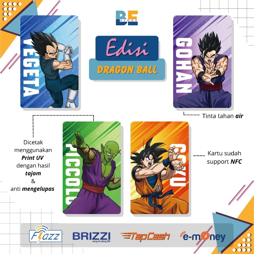 KARTU ETOLL EDISI  E-MONEY/FLAZZ/BRIZZI/TAP-CASH/ SALDO NOL