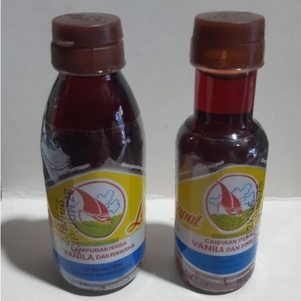 Perisa Vanila dan pewarna makanan kapal layar cair