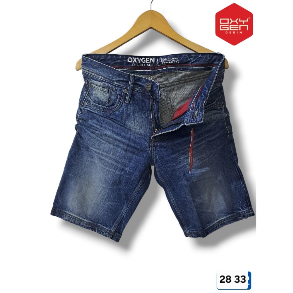 Celana Oxygen Pendek Denim Original Size 28 33
