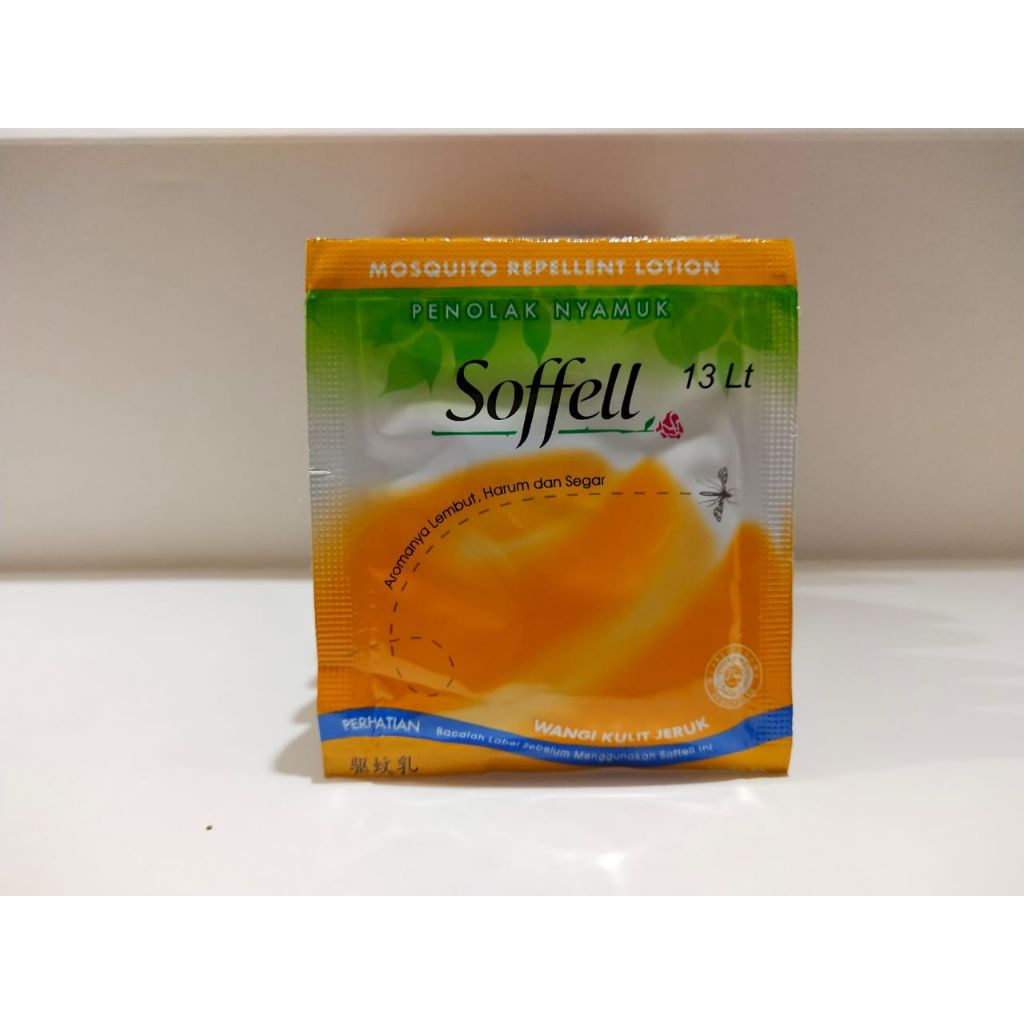 Lotion Anti Nyamuk Soffel Sachet Kulit Jeruk 24 Sachet
