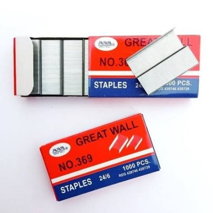 Isi staples besar great wall setaples Besar ( ISI STAPLES BESAR )