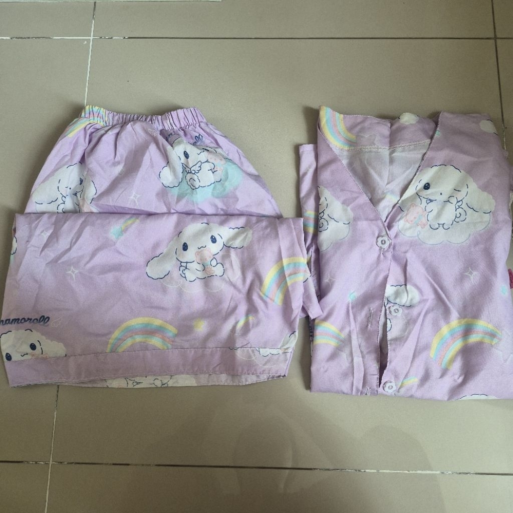 set baju tidur cinamonroll jumbo ld 140