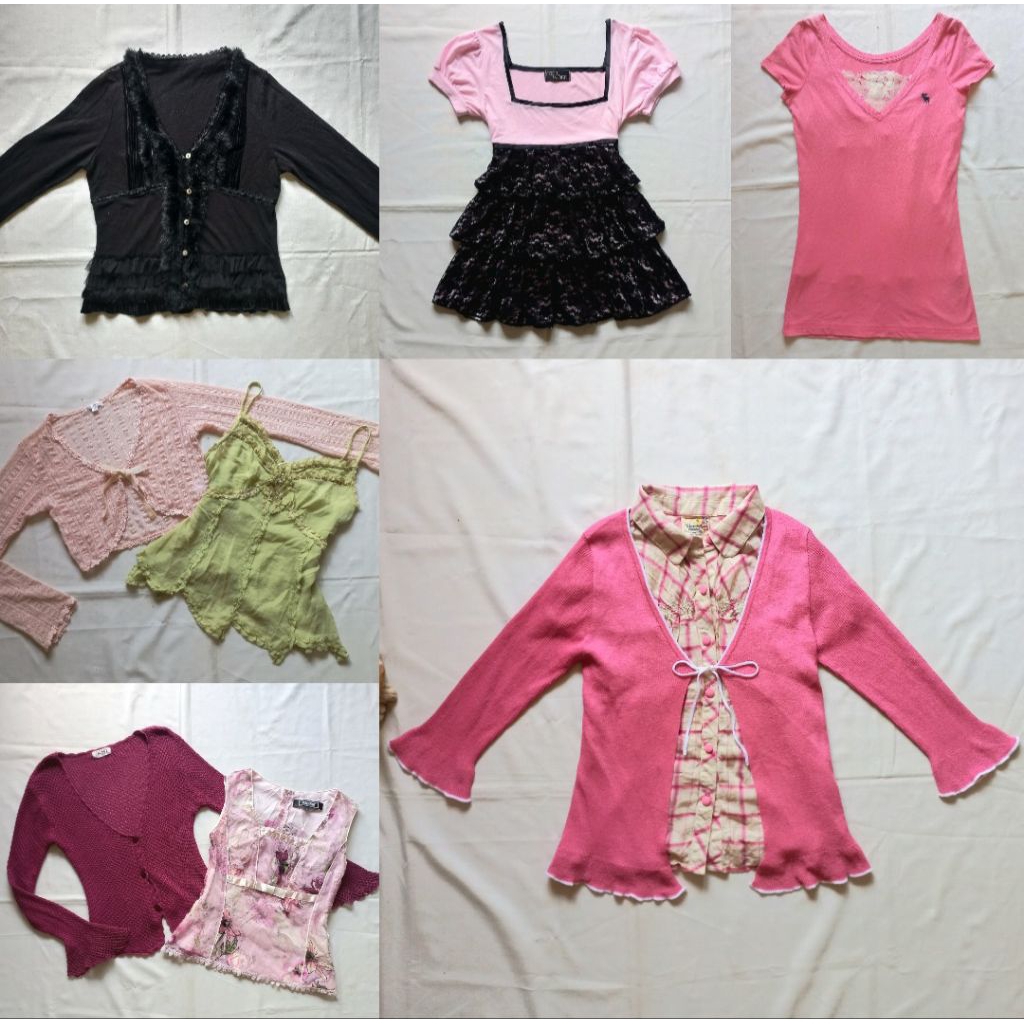 (UPDATE 23 Maret) Love Leftovers 1 | Shoujo Sawako Fairycore Mori Kei Patchwork Cottagecore Lace Rib