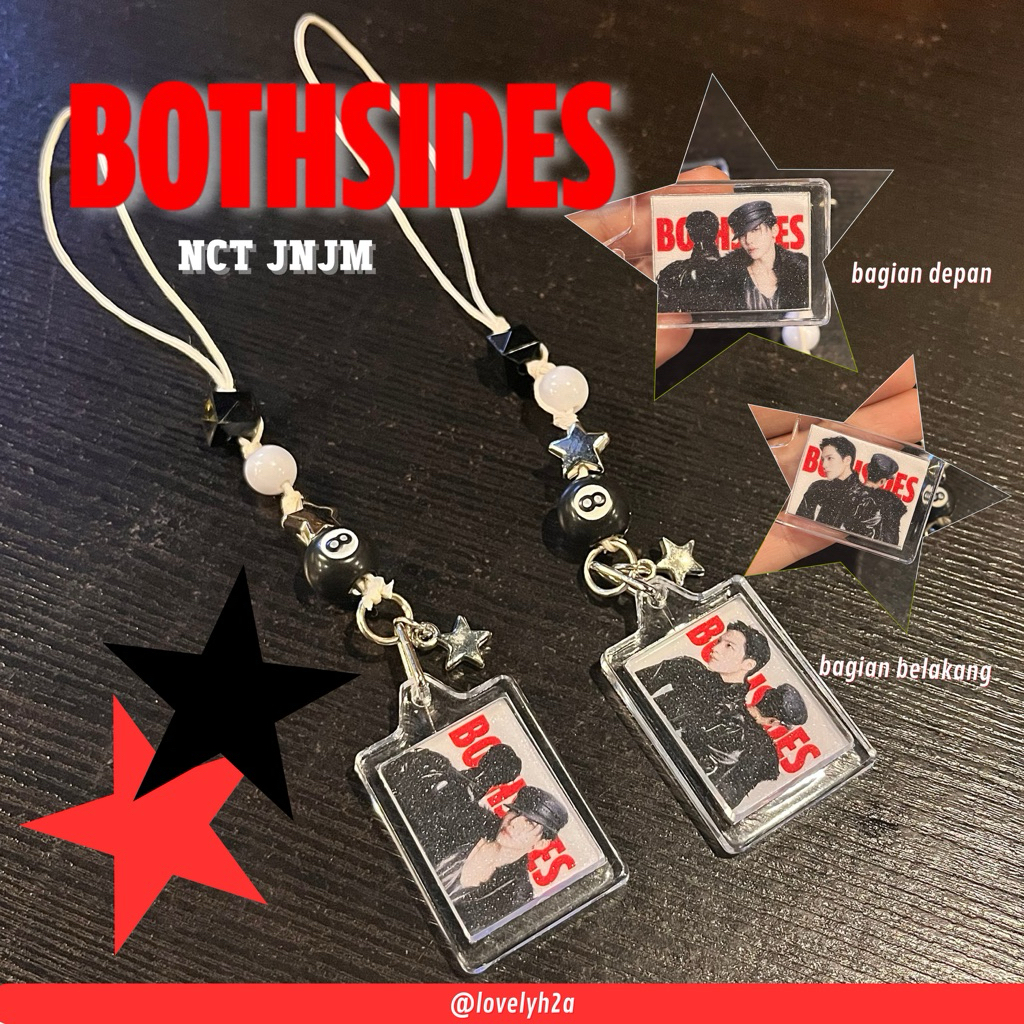 bothsides jnjm nct dream phone charm kpop aksesoris handphone keychain bagcharm manik manik nct cort