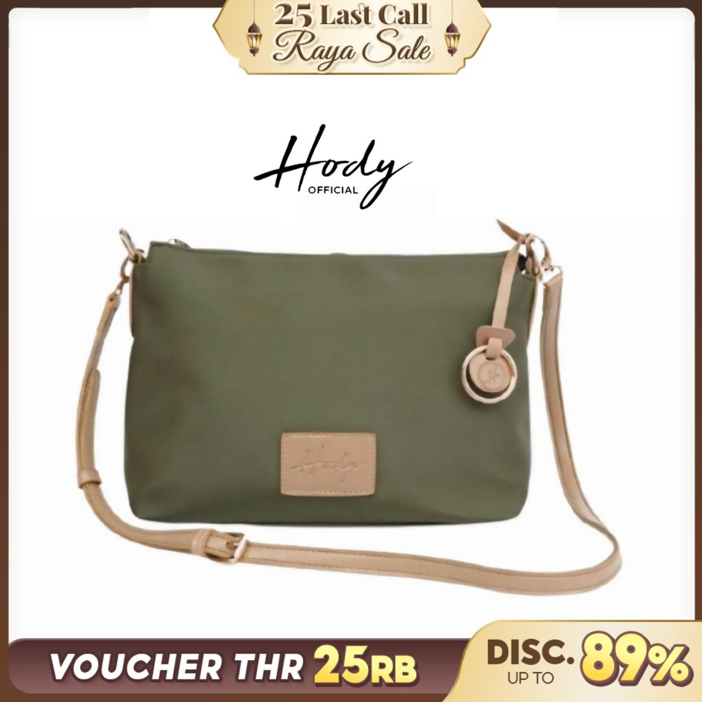Hody - Tas Selempang Wanita Terbaru Tas Hody Best Seller Tas Wanita Kekinian Sling Bag HP Wanita - F