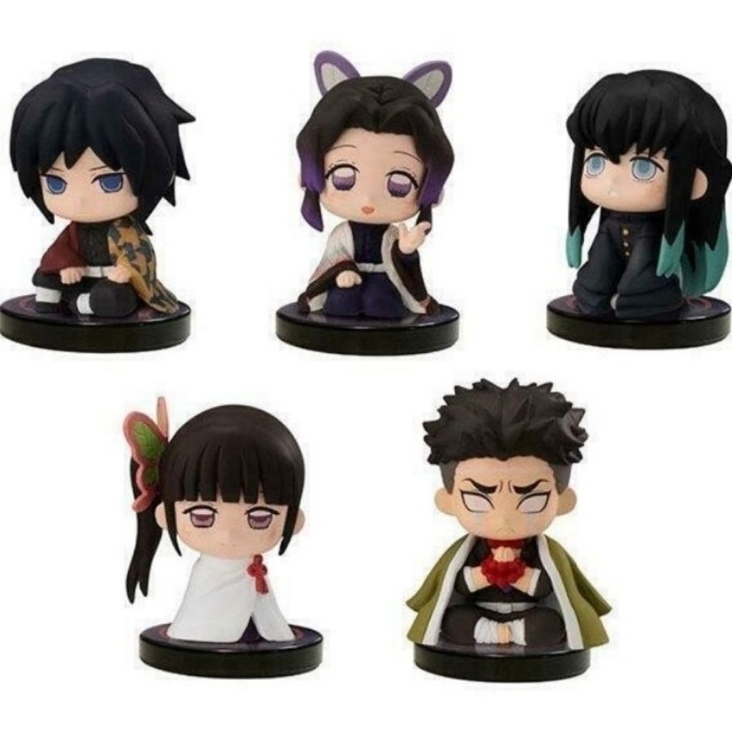 action figure demon slayer kimetsu no yaiba set 5pcs