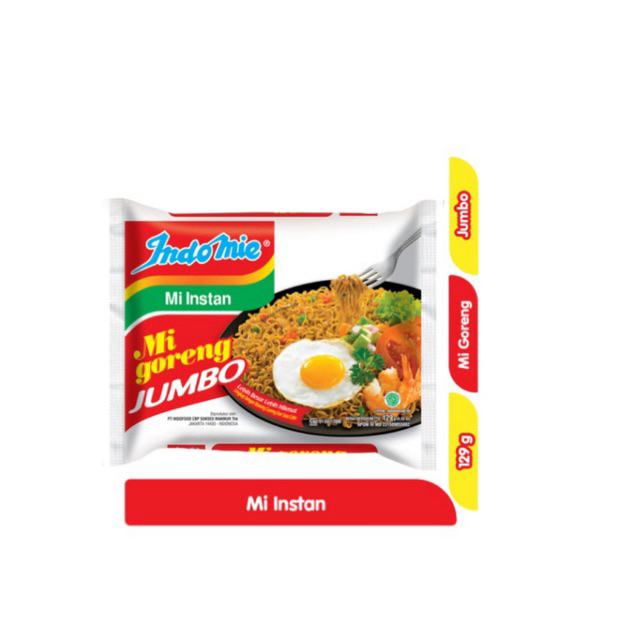 indomie jumbo / indomie mie instan jumbo 129g