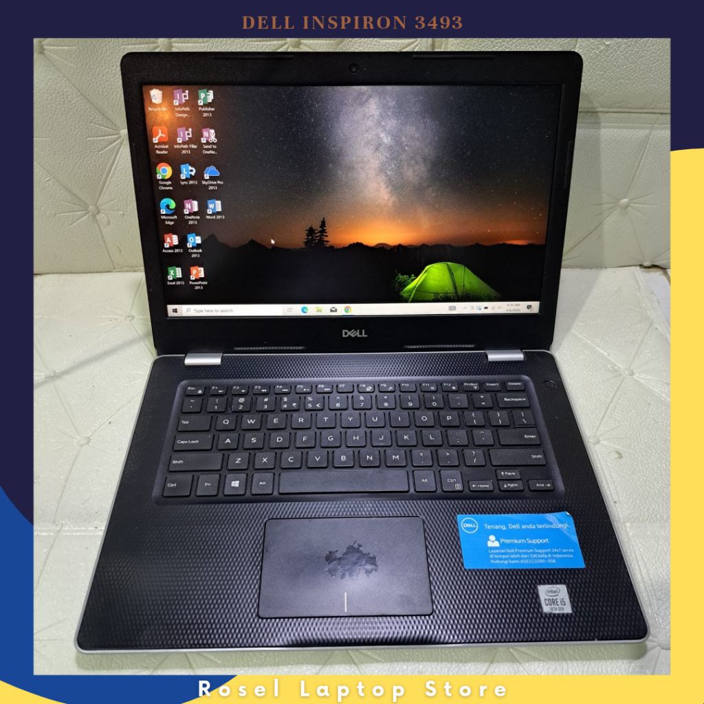 DELL INSPIRON 3493 | Core i5 Gen 10 | RAM 8GB - SSD 512GB | Laptop Second