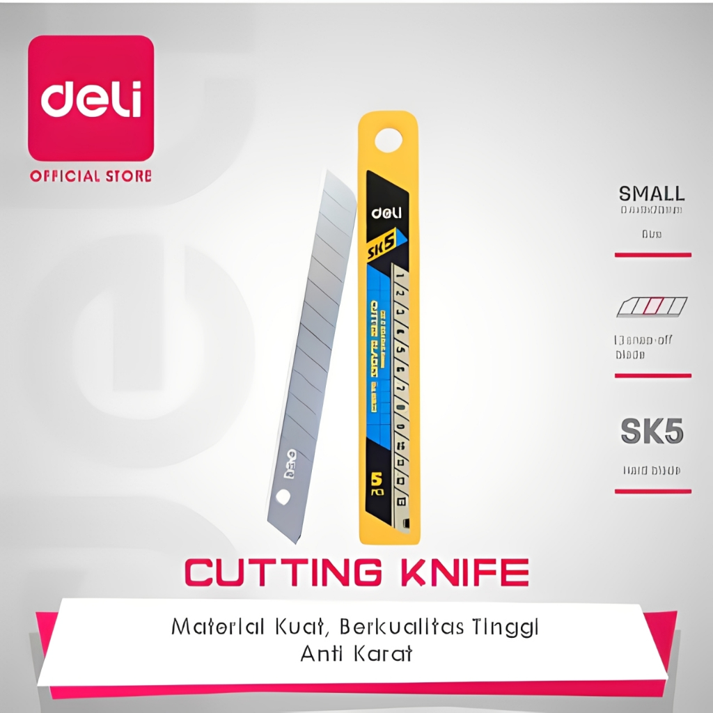 DELI ISI CUTTER BLADE KECIL 0.4mm