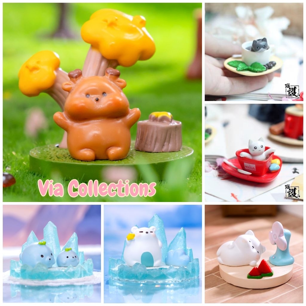 Figure SET Diorama Beruang Dekorasi Pajangan