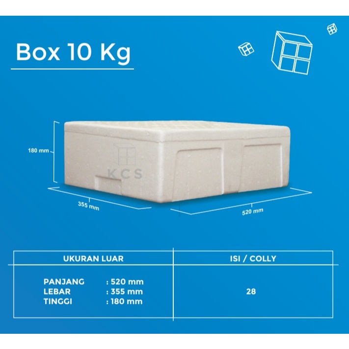 Sterofoam Box / Styrofoam Box 10kg / Box Fom 10kg