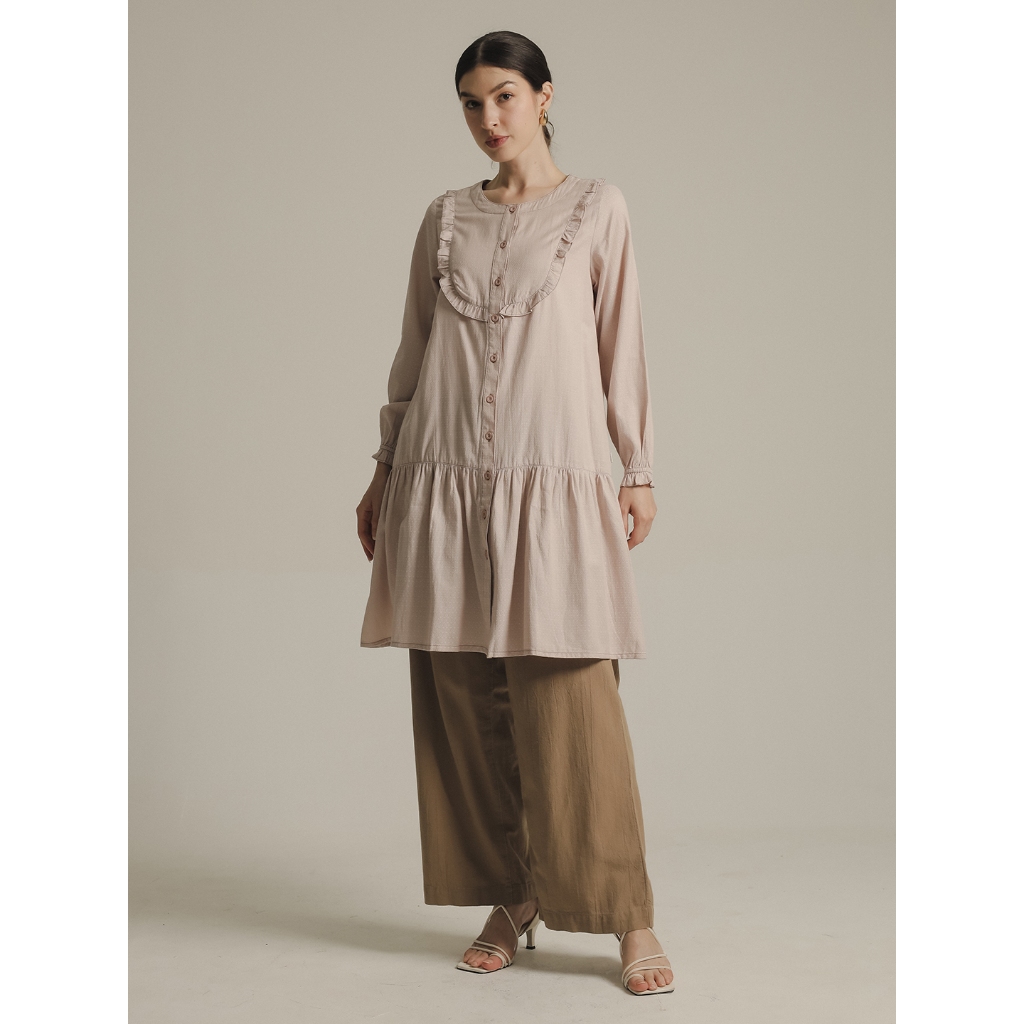 EXP Naira Dress 015.55848SH.71 |Dress Wanita Maxi - Lengan Panjang