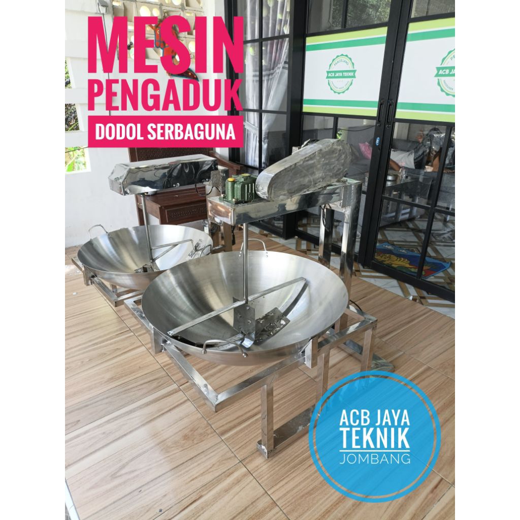 Mesin Pengaduk Dodol / Mesin Pengaduk Bumbu / Pengaduk Selai Otomatis