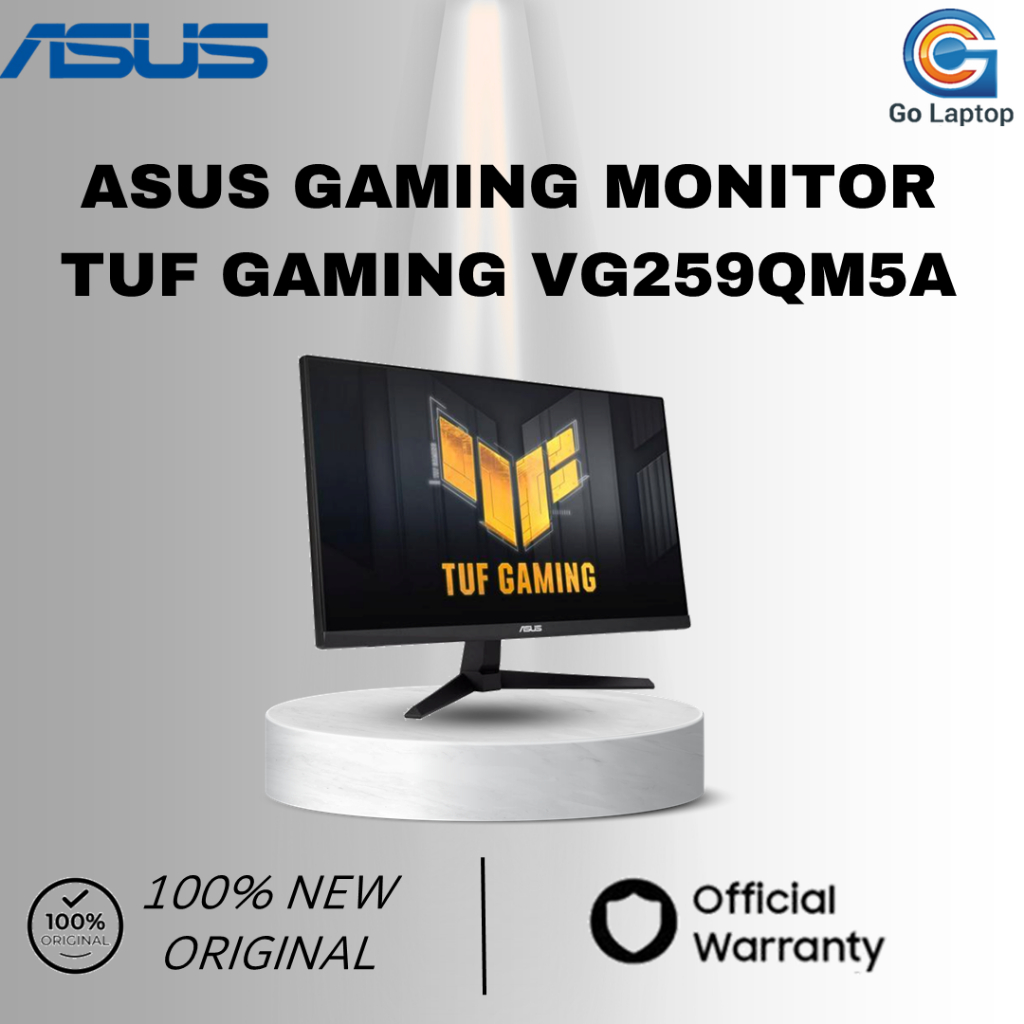 ASUS GAMING MONITOR 25 INCH TUF GAMING VG259QM5A FAST IPS FHD 1080P 0.3MS 240HZ HDR10