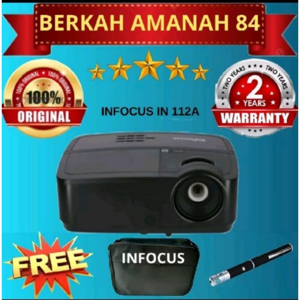 PROYEKTOR INFOCUS IN 112A SVGA 3200 LUMEN