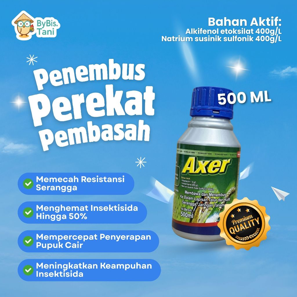 AXER 500ml Perekat Perata Penembus Pestisida & Pupuk Nano Teknologi