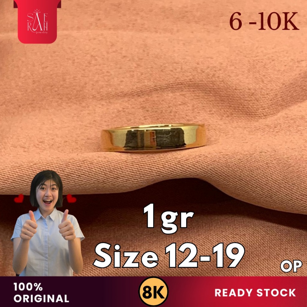 Cincin Emas 8K - Toko Emas Saerah - 1 Gram 368
