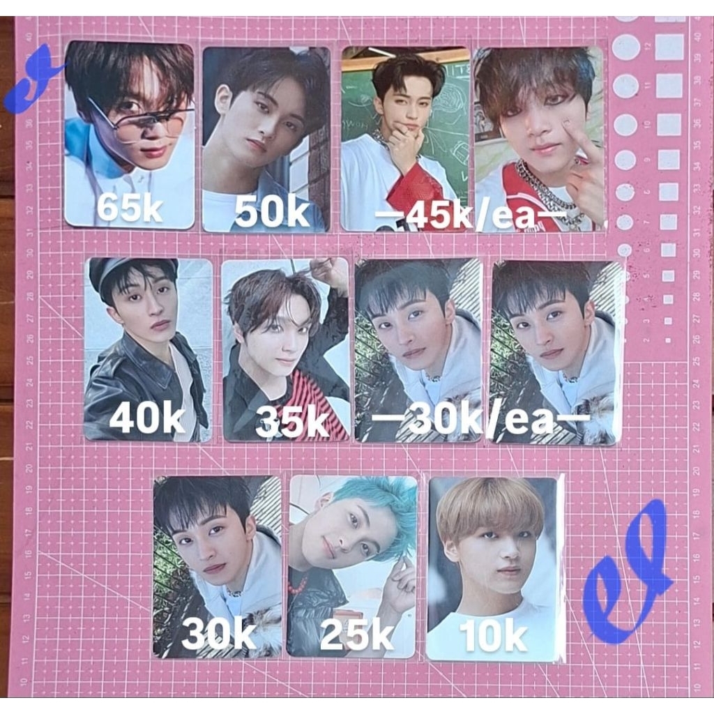 photocard pc official selca mark haechan nct album beatbox new school the firstfruit bulu bene trilo