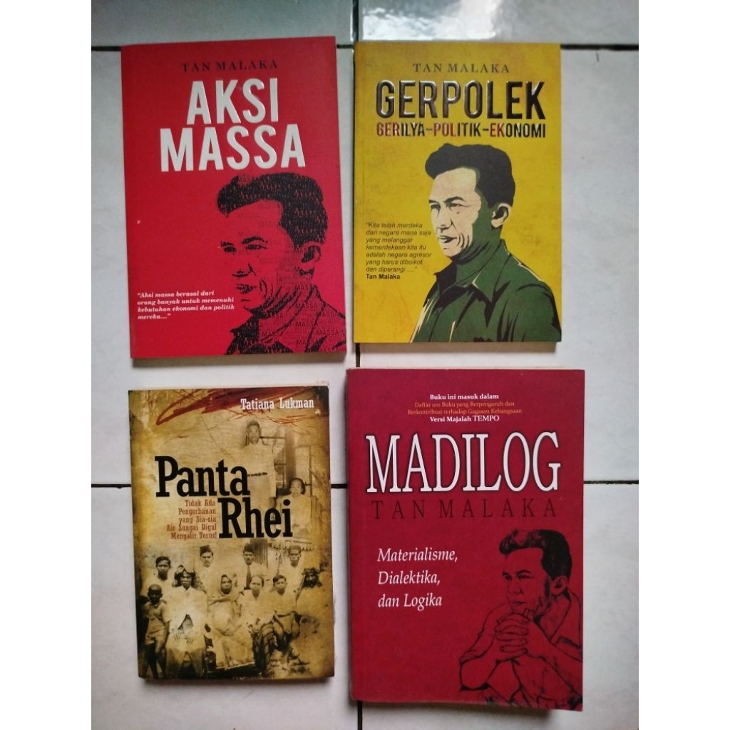 Buku Sejarah Tan Malaka dan Panta Rhei (Bekas kondisi terawat)
