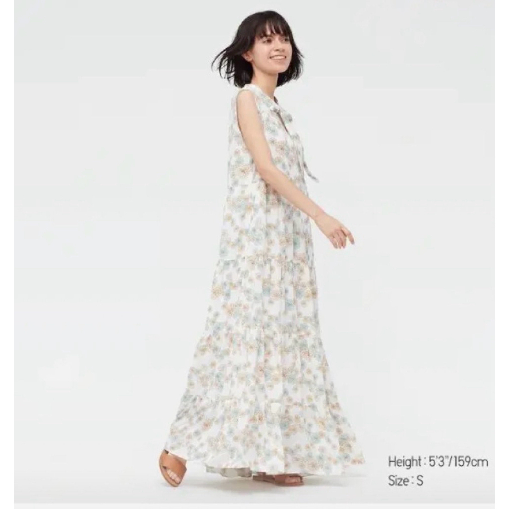 Dress Uniqlo Floral Paul & Joe with Inner