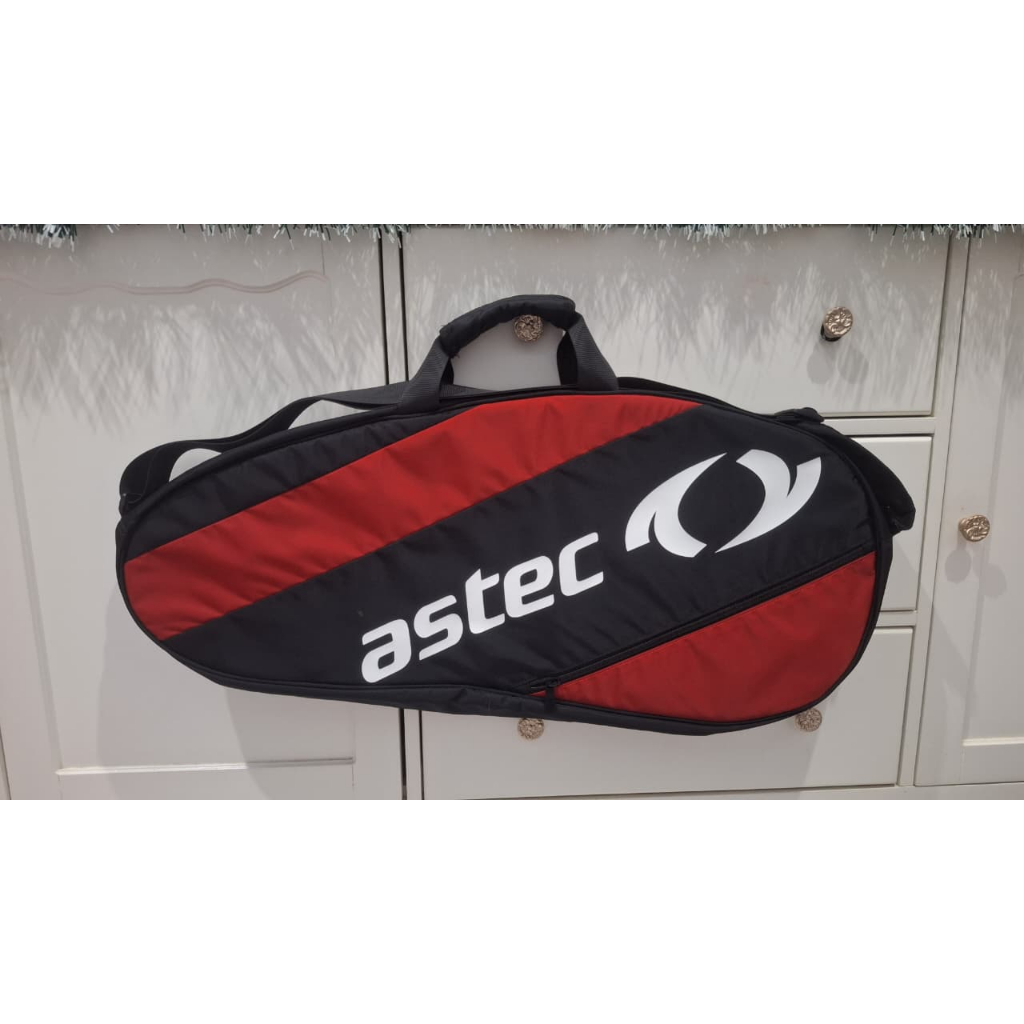 Tas Raket Badminton ASTEC - ASC Jameson 3RK Bag Unisex (A/U) Original Red