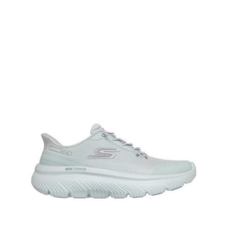 Skechers GO WALK MAX CUSHIONING HYPER BURST Women's Training Shoes - Silver