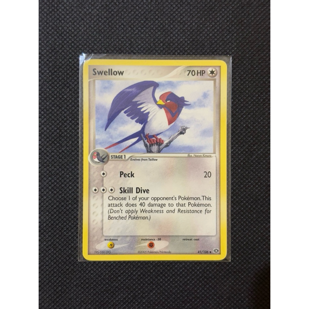 Swellow 41/106 Emerald | Kartu Pokemon English Vintage 2005