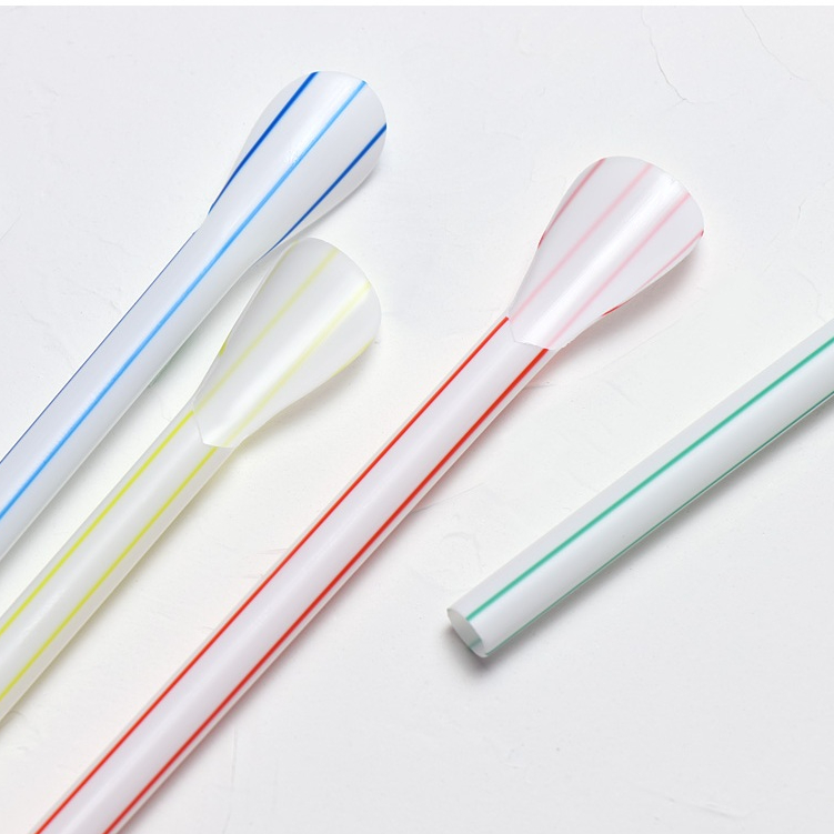 SL SEDOTAN SENDOK PLASTIK SEDOTAN SIMPEL DENGAN SENDOK