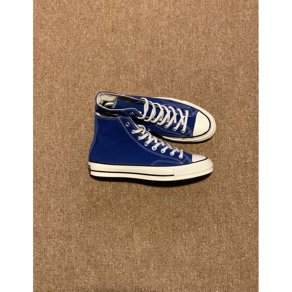 Sepatu cnvrs 70 High sk8 mid blue navy 43
