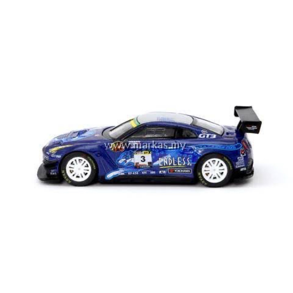 Diecast Tarmac Nissan Skyline GTR R35 Nismo GT3 Super Taikyu 2016 Endless Livery Minus Box